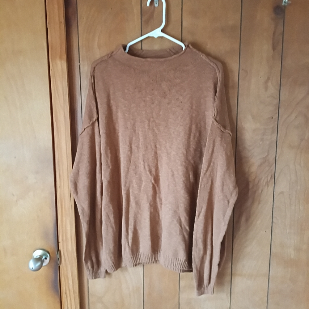 Wonderly Women’s Brown Cozy Knit Pullover Sweater Size XL